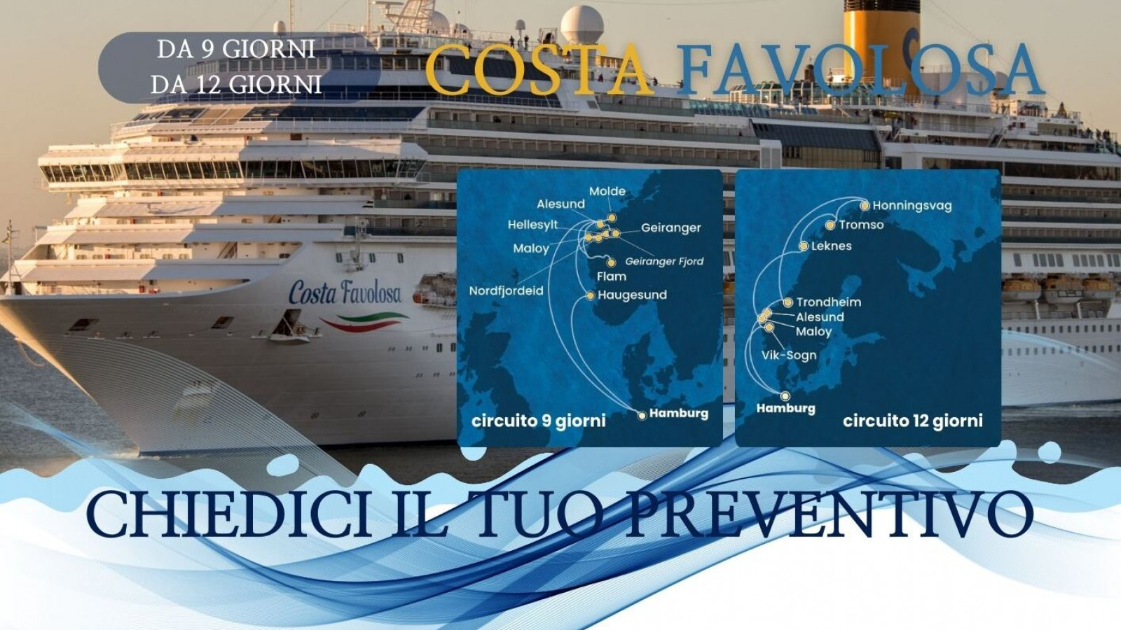 2026 costa favolosa mare del nord IN36