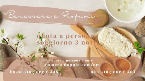 2025 hotel 2 mari benessere e profumi 3 notti IN36