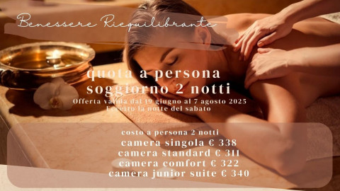 2025 hotel 2 mari benessere riequilibrante 2 notti IN36