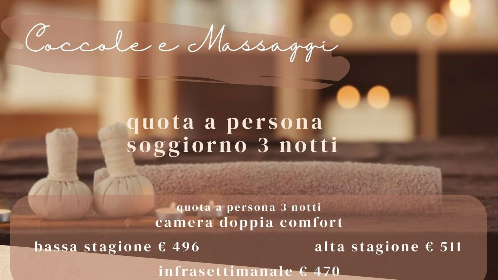 2025 hotel 2 mari coccole e massaggi 3 notti IN36