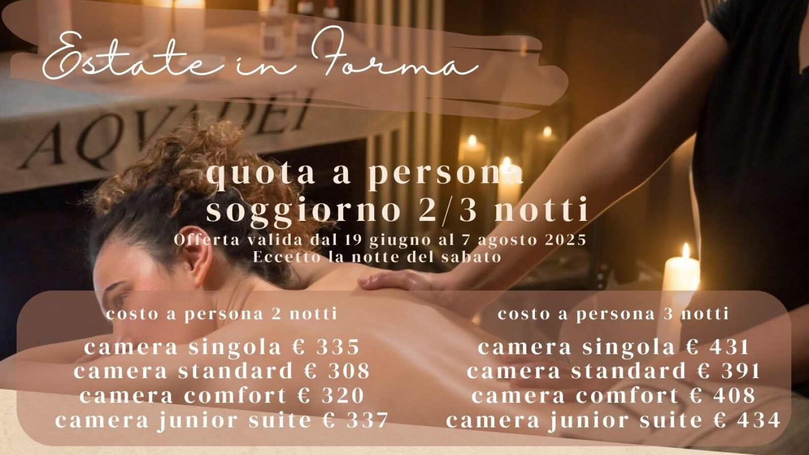 2025 hotel 2 mari estate in forma 2 3 notti IN36