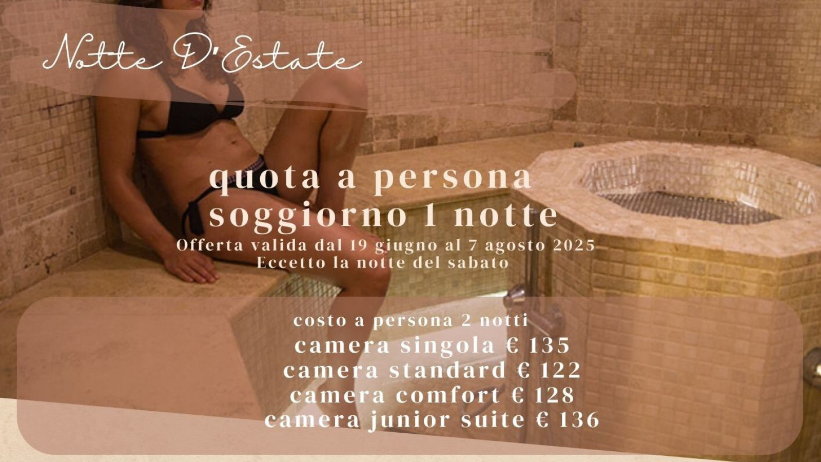 2025 hotel 2 mari notte d'estate 1 notte IN36